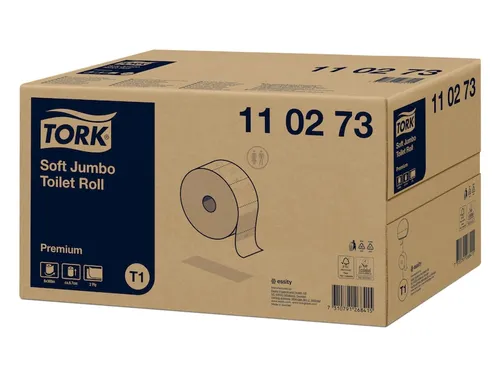 Toiletpapier Tork T1 Jumbo 2-laags Wit Premium 110273