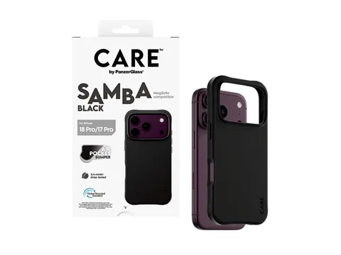 PanzerGlass CARE by Samba Case Black w. MagSafe iPhone 2026 Pro