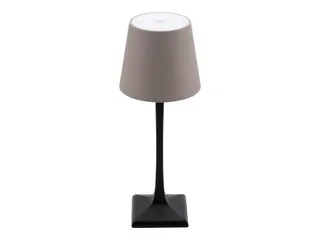 Securit Tafellamp Milano LED Zwart-Taupe oplaadbaar dimbaar - 2