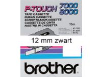Labeltape Brother P-touch TX-231 12mm zwart op wit