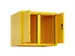 opzetkast,v. locker voor scheiding van kleding,2vak.,vak B 300mm