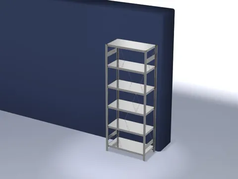 systeemstelling,grondveld,HxBxD 2500x1060x535mm,vakl. 230kg