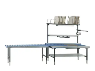 Tafel Voor Paktafelsysteem 2000 Hxbxd 690-960X1955X640Mm M. Rollenbaan - 3