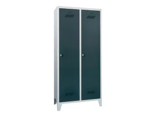 locker,HxBxD 1850x800x500mm,2vak,vak B 400mm,RAL7035,front RAL7016 - 2