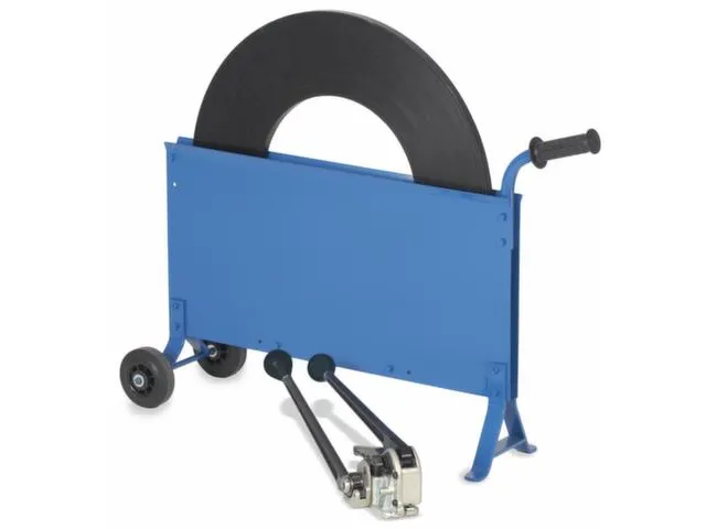 Omsnoeringsband Staal 16Mmx400M Met Waslaag Blauw