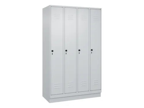 locker voor scheiding van kleding,HxBxD 1950x1200x500mm,4vak