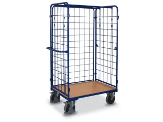 etagewagen,draagverm. 500kg,laadvl. LxB 1200x800mm,houtetage,RAL5010 - 2
