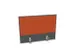 panneau de rehausse,p. table de bureau,MS-gris foncé,BN3012-orange