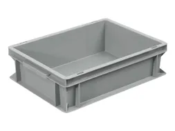Euronorm Stapelkrat Pe 120x400x300mm 10liter Grijs