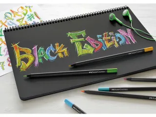 Kleurpotloden Faber-Castell Black Edition in kartonnen etui á 12 stuk - 4