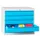 ladekast HxBxD 600x715x600mm 5laden slot RAL7035 front RAL7016