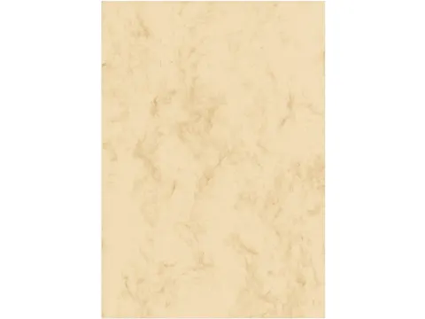 Designpapier Sigel A4 90 Gram Marmer Beige pak à 100 vel