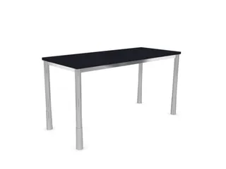 In hoogte verstelbaar bureau,HxBxD 720-840x1400x600mm,CC-zwart - 2