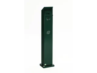 Combi-asbakstaander vierkant staalplaat 2/5 liter 1150x180x150mm Blauw - 2