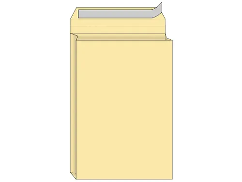 Envelop Quantore monsterzak 262x371x38mm Zelfklevend Creme 10 stuks