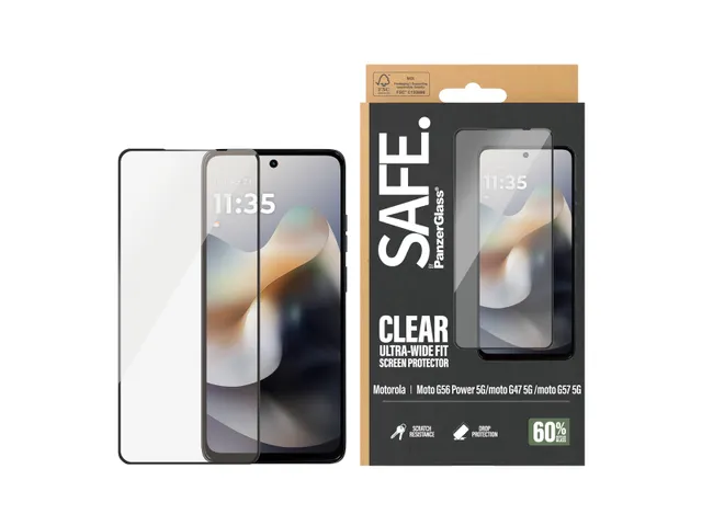 PanzerGlass SAFE. by Screen Protector Motorola Moto G67 Power 5G |
