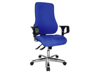Draaistoel Koninklijk Blauw H X B X D 450-570X 500X 460Mm Incl. Armleu - 4