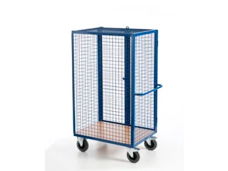 kastwagen,draagverm. 600kg,laadvl. LxB 980x700mm,houtplaat,3gaaswanden - 8