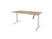 Bureau Assis-Debout Dextro Slinger Pied-T 140x80 Honey Castello Blanc