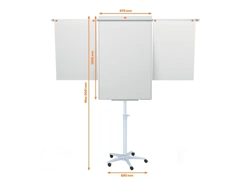 Flipover Nobo Classic mobiel staal 100x70cm
