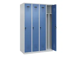 locker voor scheiding van kleding,HxBxD 1850x1200x500mm,4vak