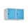 opzetkast,v. locker,2vak.,vak B 400mm,HxBxD 500x800x500mm,vleugeldeur