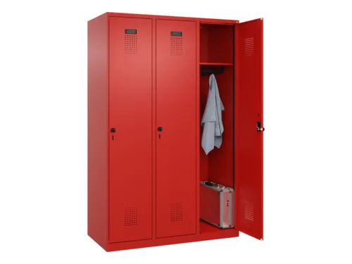 locker,HxBxD 1850x1200x500mm,3vak,vak B 400mm,draaigrendel