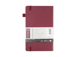 Notitieboek Sakura large 130x210mm lijn hard cover moerbei - 4