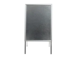Europel Stoepbord Economy A1 32mm zilver - 2