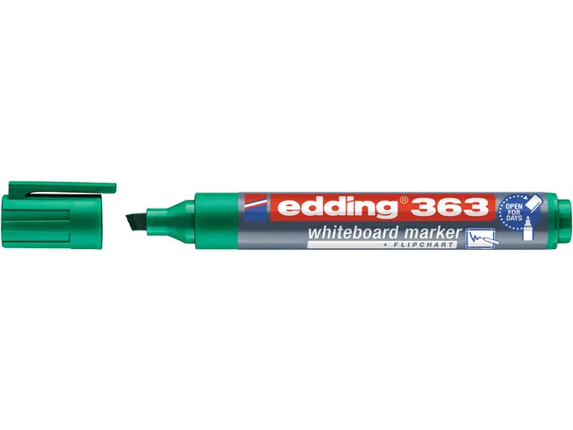 Whiteboardmarker edding 363 schuin 1-5mm groen