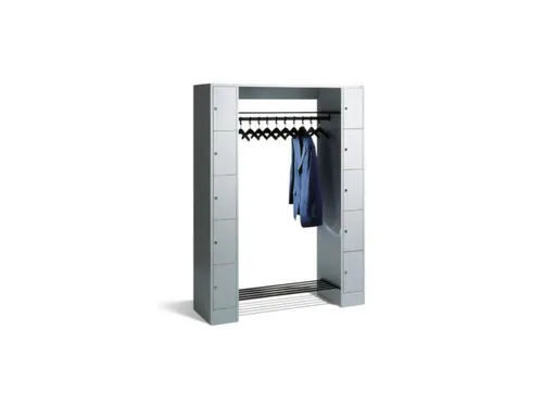 Garderobe Vakkenkastsysteem 1950x1430x480mm 10 Vakken 10 Hangers