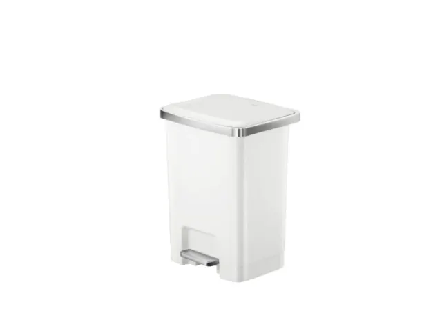 Hana 2 Pedaalemmer 25 liter Wit