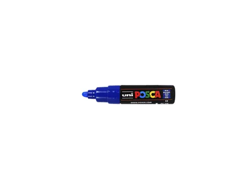 Verfstift Posca PC7M Brede Punt 4,5-5,5mm Donkerblauw