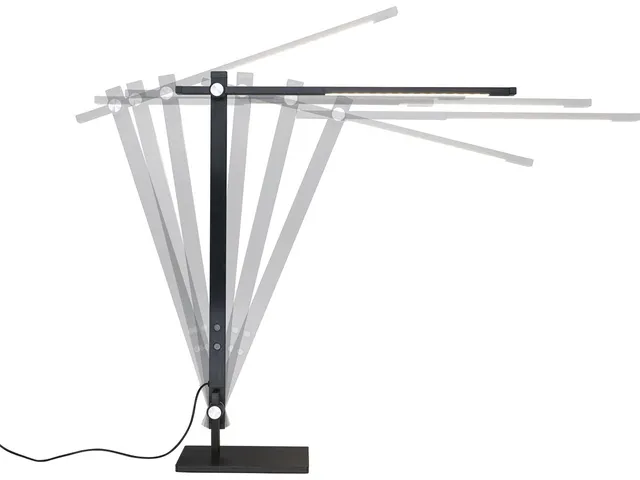 Lumilight bureaulamp zwart