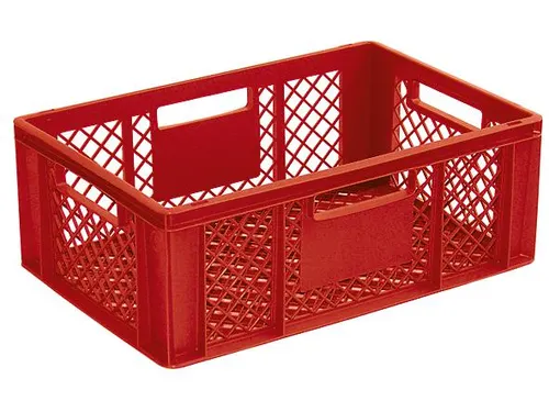 Euronorm Stapelkrat Pe 2200x600x400mm 43liter Open Rood