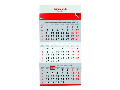 3-Maandskalender 2027 Quantore
