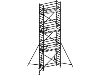 rolsteiger,reik H 8,4m,steiger H 7,64m,3platform(s),m. luik - 2
