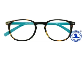 Leesbril I Need You +1.00 dpt Junior Selection bruin-turquoise - 2