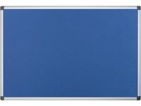 Textielbord Met Aluminium Frame Ft 90 X 120 Cm, Blauw