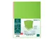 10 Stuks map linnen rug ROCK"S 320 groen