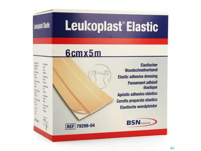 Leukoplast Pansement Textile Adh 6Cmx5M