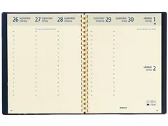 agenda Optivision Large NL Palermo zwart 2024 1 Week/ 2 Pagina's