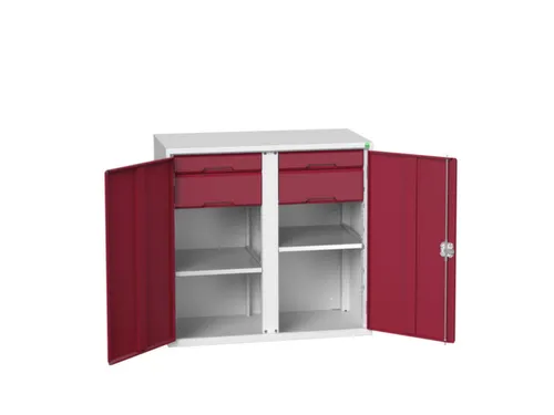 universele kast,HxBxD 1000x1050x550mm,2xStalen bodem,4lade(n)
