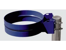Afvalverzamelaar Voor 120 liter-Zakken Wand Plaatstaal Blauw