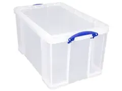 OUTLET Opbergdoos 84 Liter Transparant Standaard
