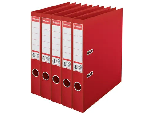 Ordner Esselte No 1 Power PP 50 mm rood 5 stuks