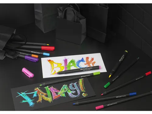 Brushpen Faber-Castell Black Edition 20 stuks in karton etui