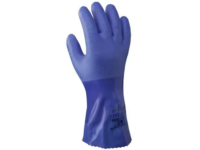 Gants protection chimique Showa 660/34, taille L, les 120 paires