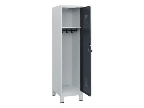 schoollocker,HxBxD 1630x400x500mm,1vak,vak B 400mm,draaigrendel,voeten