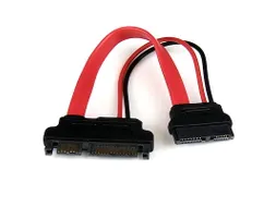 15cm Slimline SATA naar SATA Adapter met Voeding - F/M
